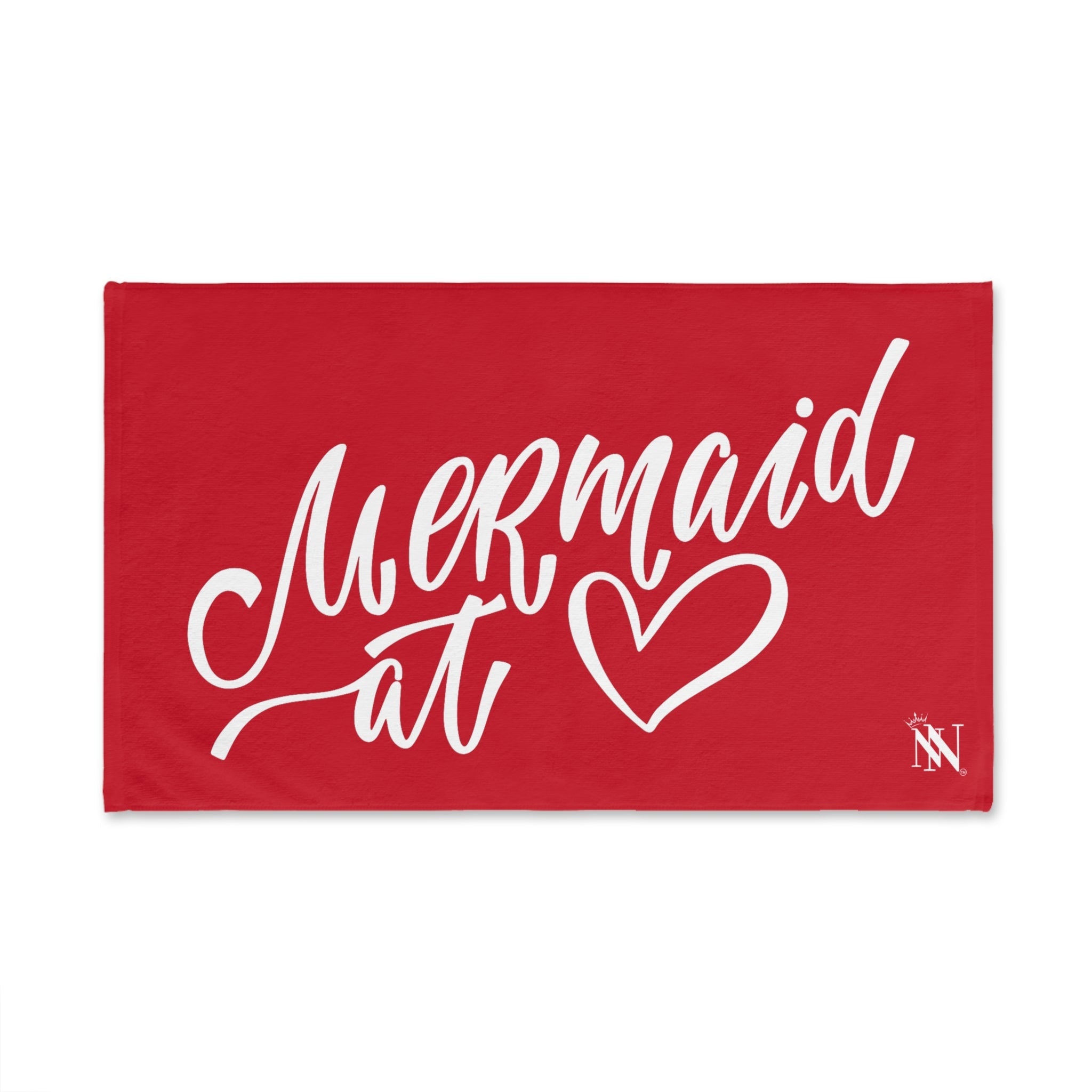 Mermaid At Heart Red Cum Towel