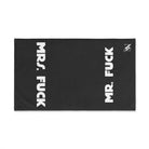 Mr. Mrs. Fuck Shareable Sides Dark Grey | Mix & Match Classic Fun-Flirty Lovers’ Towels
