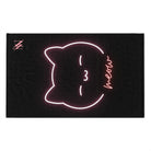 Meow Kitty Neon | Mix & Match Soft Fun-Flirty Lovers’ Towels