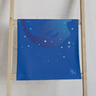 Mermaid Blue Stars Blue Cum Towel