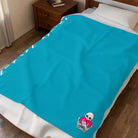 Nectar Napkins Brand Teal Love Blanket