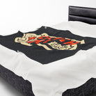 Catch Me If You Can Sticker Print | Mix & Match Velveteen Fun-Flirty Lovers’ Blankets