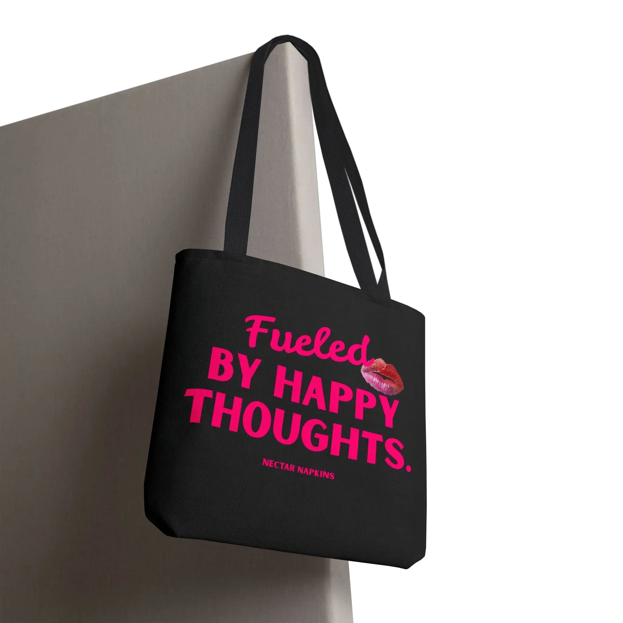 Fueled By Happy Thoughts Tote Bag