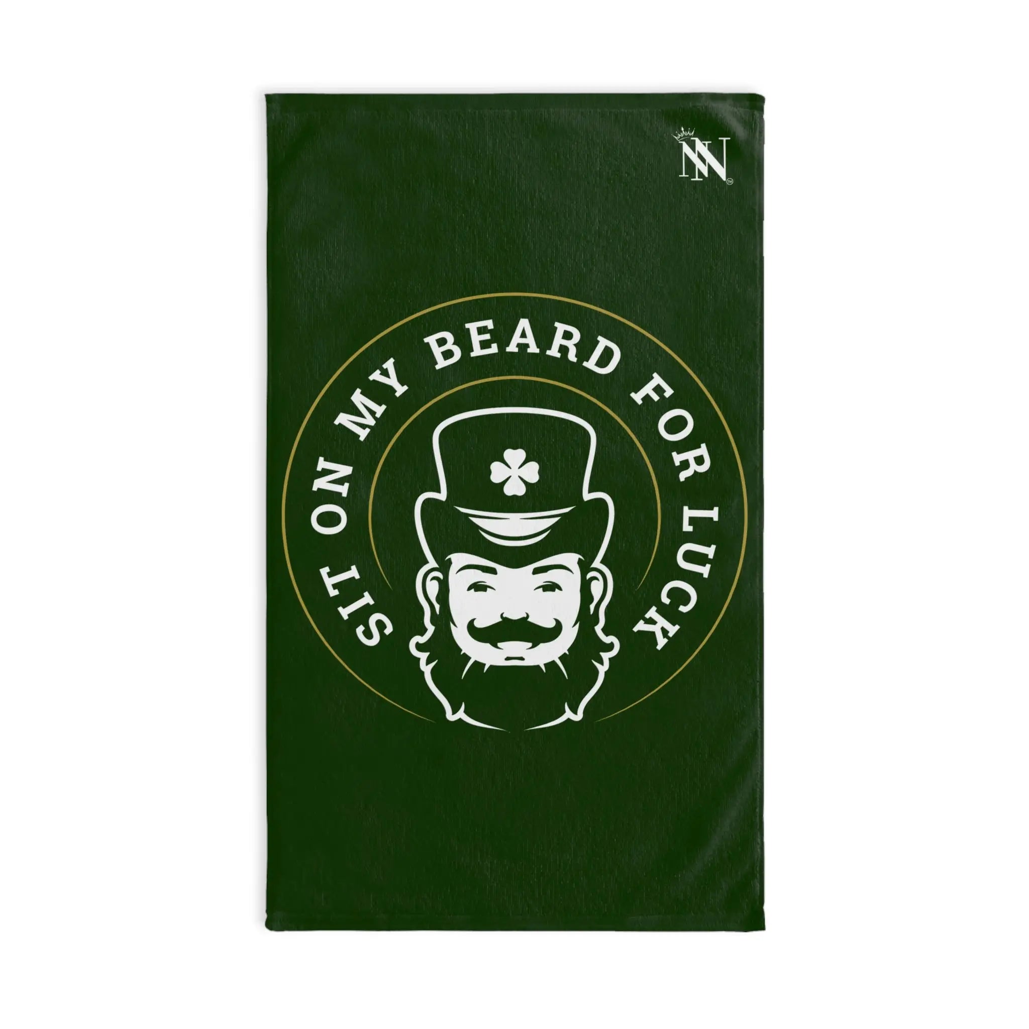 Sit on My Beard for Luck St. Patrick’s Day Cum Towel