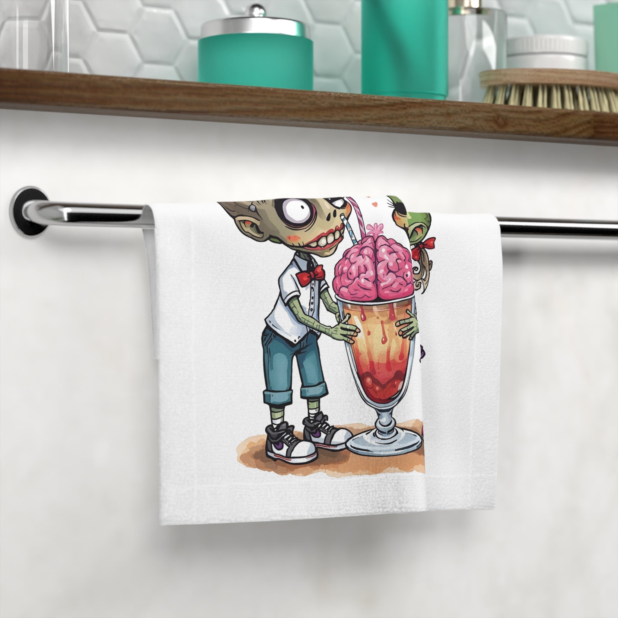 Zombies Share the Love | Mix & Match Lils’ Fun-Flirty Lovers’ Towels