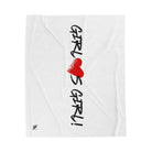 Girl Loves Girl! | Mix & Match Velveteen Fun-Flirty Lovers’ Blankets