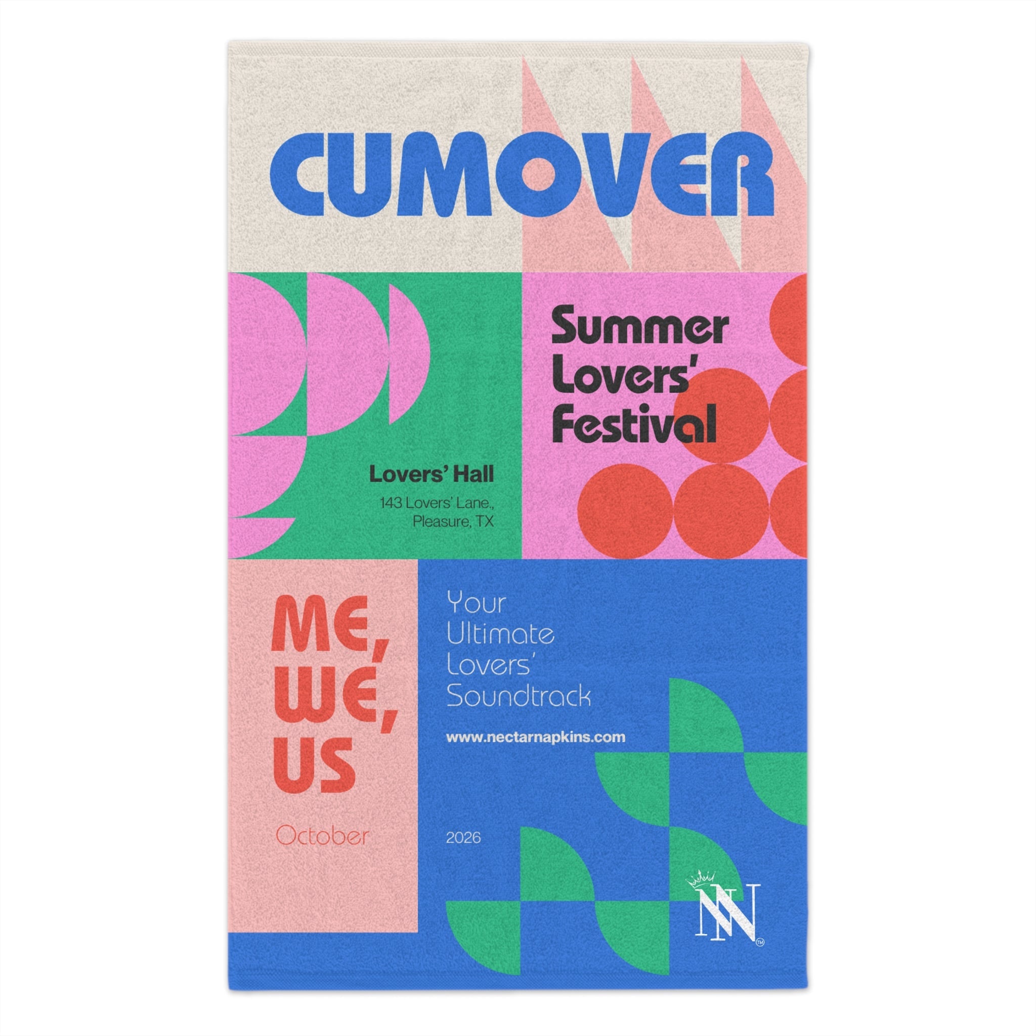 Summer Lovers’ Fest | Mix & Match Soft Fun-Flirty Lovers’ Towels