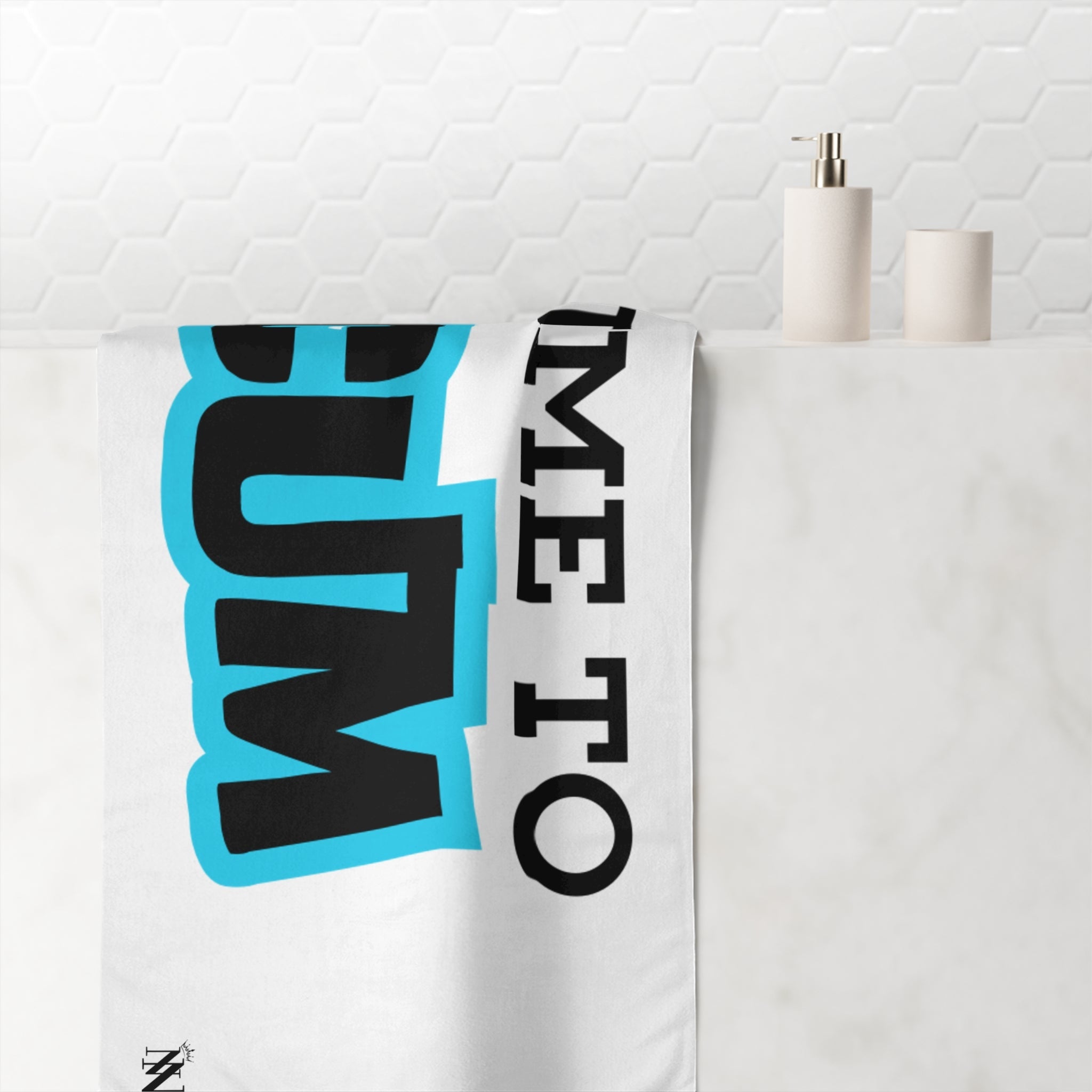 Time to Cum | Mix & Match Naughty XL Fun-Flirty Lovers’ Towels