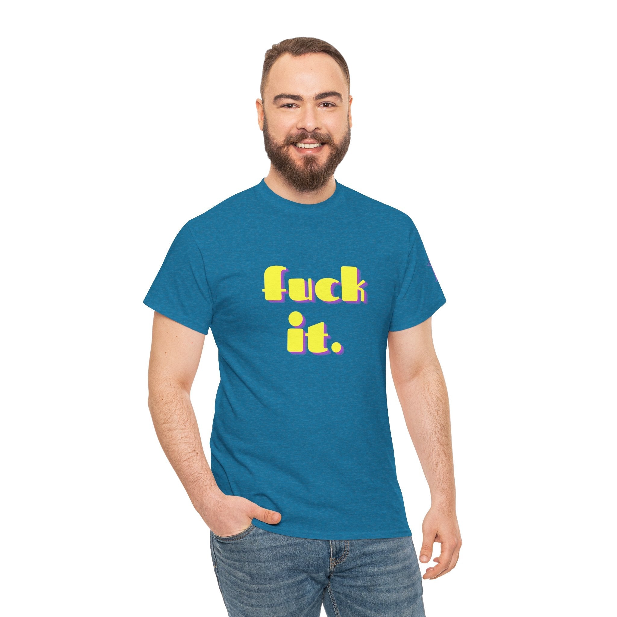 fuck it. | Mix & Match 100% Cotton Unisex Fun-Flirty Lovers’ Tees