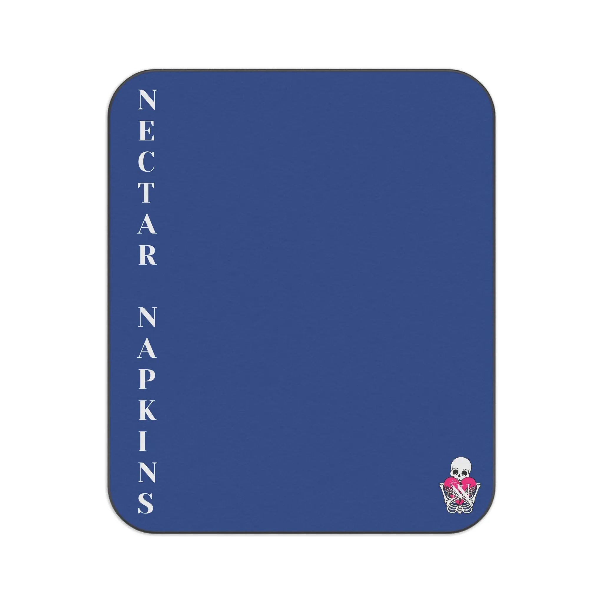 Nectar Napkins Brand Blue Water-Resistant Sex Blanket