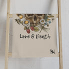 Love & Death Skull Floral | Nectar Napkins Classic Fun-Flirty Lovers’ Towels