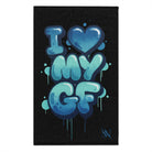 I Heart My GF Tagged | Mix & Match Soft Fun-Flirty Lovers’ Towels