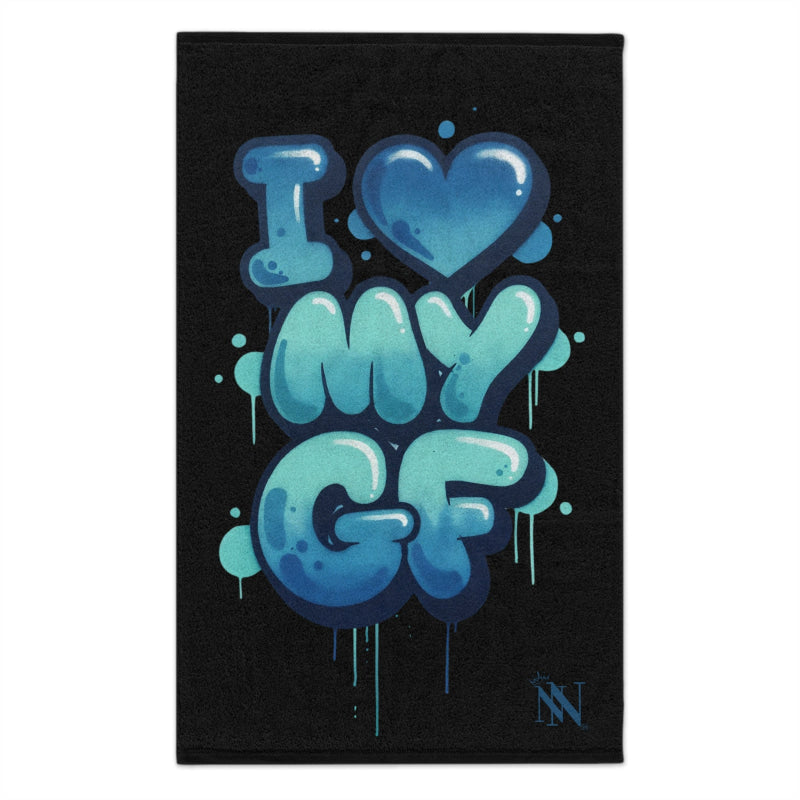I Heart My GF Tagged | Mix & Match Soft Fun-Flirty Lovers’ Towels