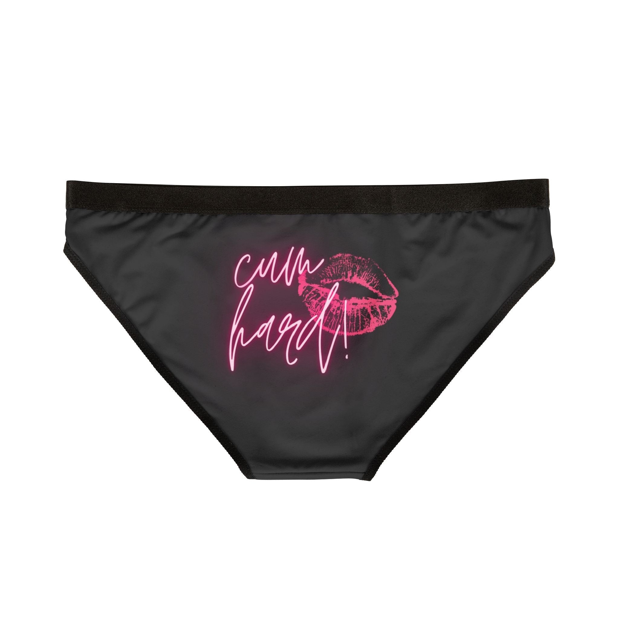 Cum Hard! Kiss Mark | Mix & Match Women’s Fun-Flirty Lovers’ Panties