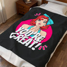 Shh! You’re Great! Anime | Nectar Napkins Fun-Flirty Lovers’ Blankets