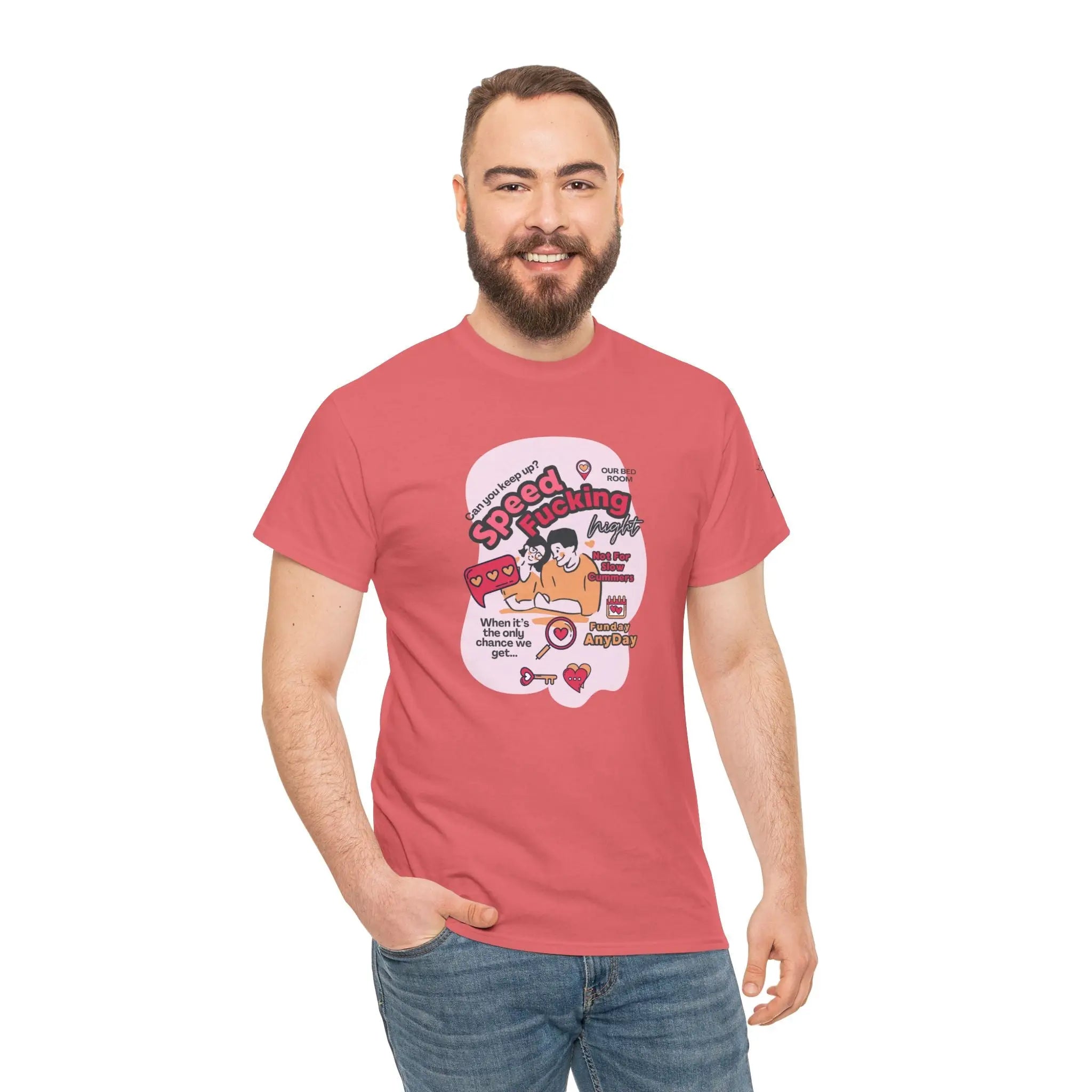 Speed Fucking Night | Mix & Match 100% Cotton Unisex Fun-Flirty Lovers’ Tees