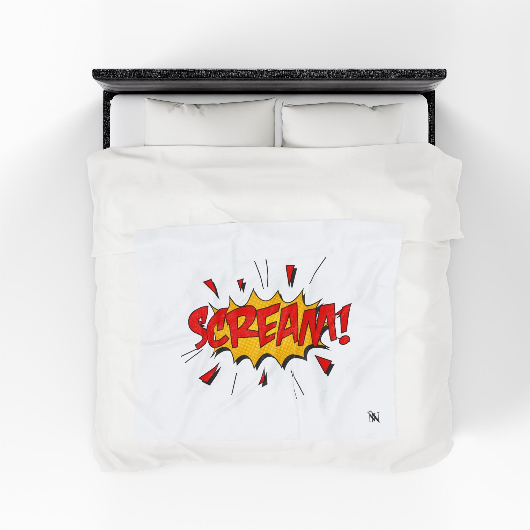 Scream! Cartoon Fun | Mix & Match Velveteen Fun-Flirty Lovers’ Blankets
