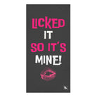 Licked It So It’s Mine! With a Kiss | Nectar Napkins XL Fun-Flirty Lovers’ Towels