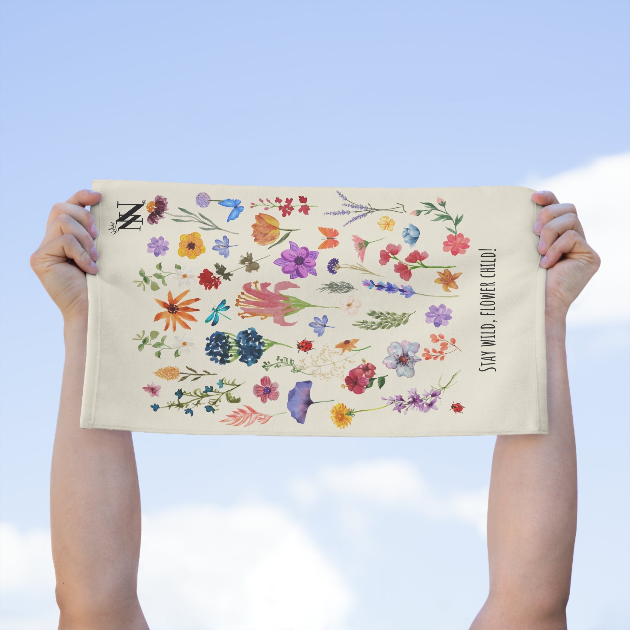 Stay Wild Flower Child! | Mix & Match Soft Fun-Flirty Lovers’ Towels