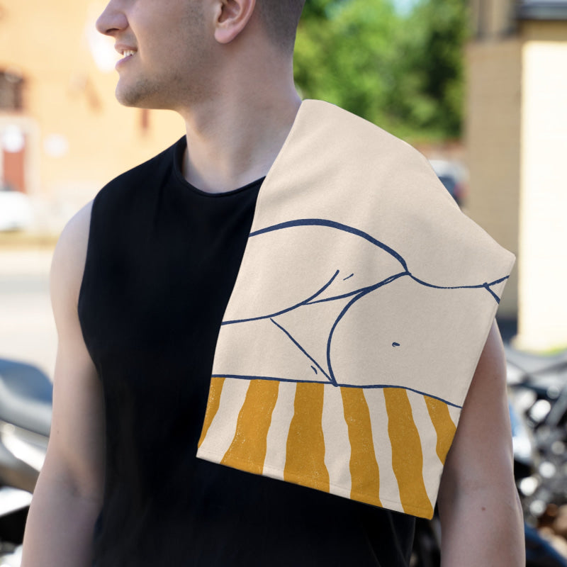 Vintage Bikini Poster | Mix & Match Soft Fun-Flirty Lovers’ Towels