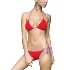 Red Strappy | Mix & Match Fun-Flirty Lovers’ String Bikinis