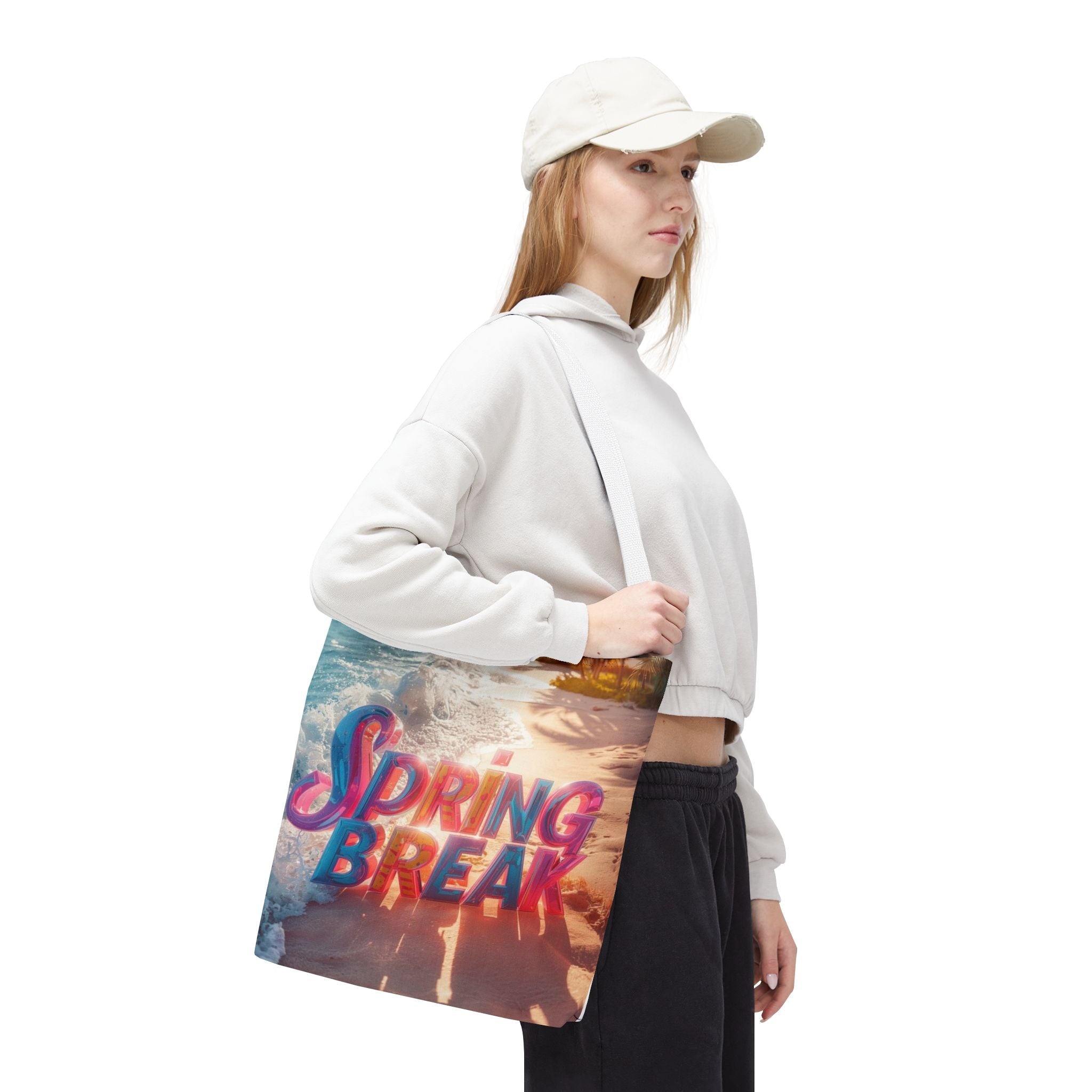 Spring Break Beach Fun Everyday Cute Tote Bag