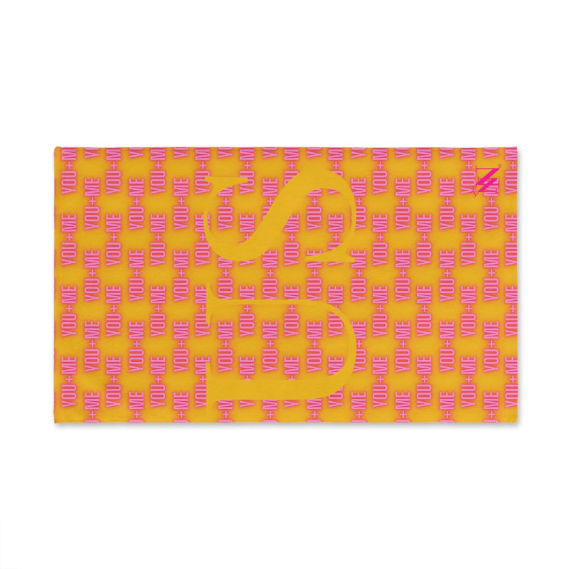 You + Me=US Yellow | Mix & Match Original Fun-Flirty Lovers’ Towels