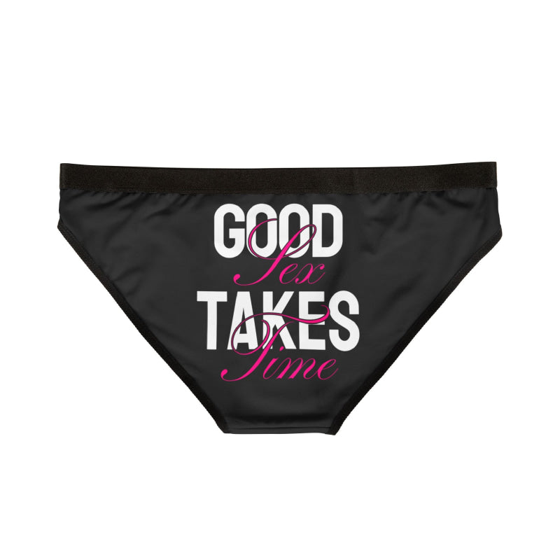 Good Sex Takes Time | Mix & Match Women’s Fun-Flirty Lovers’ Panties