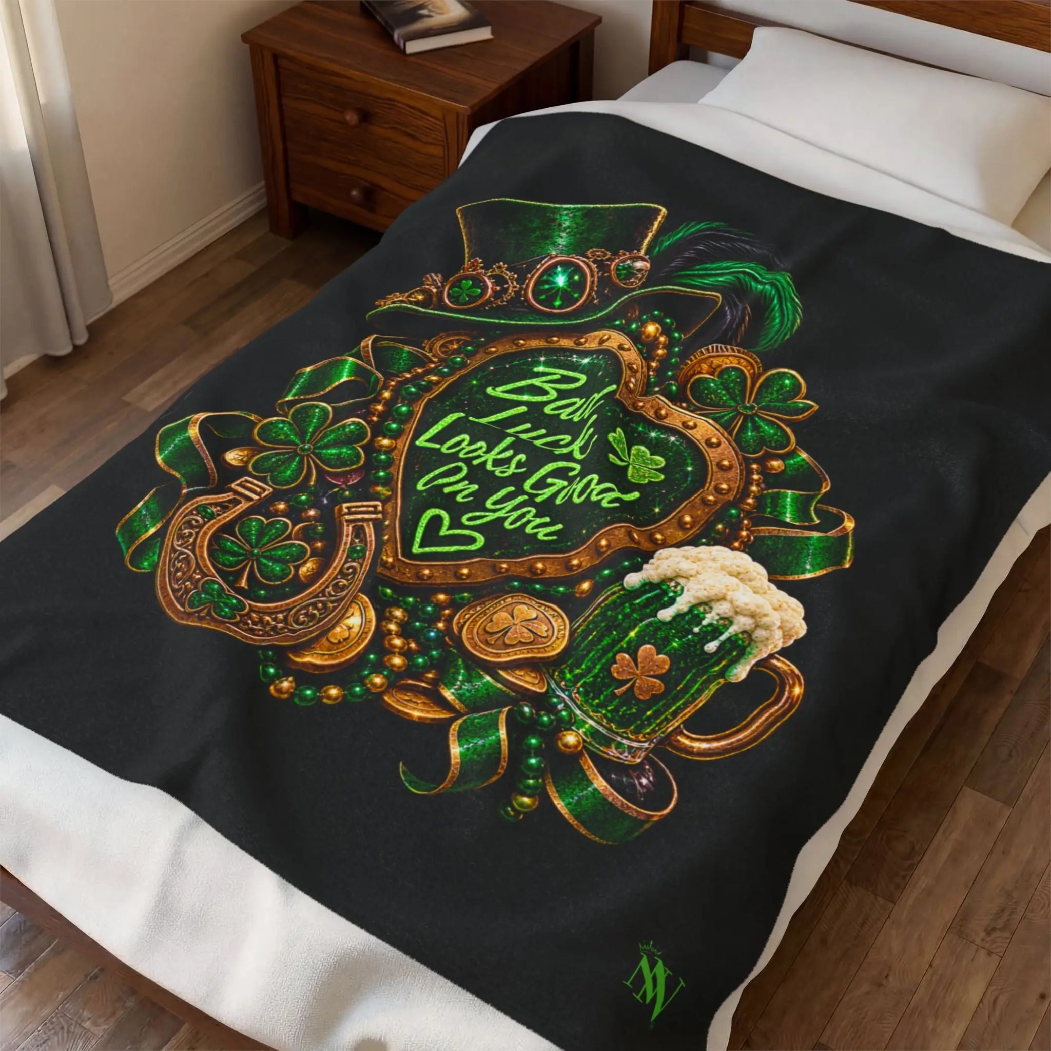 Bad Luck Looks Good on You Irish Lovers’ Blanket
