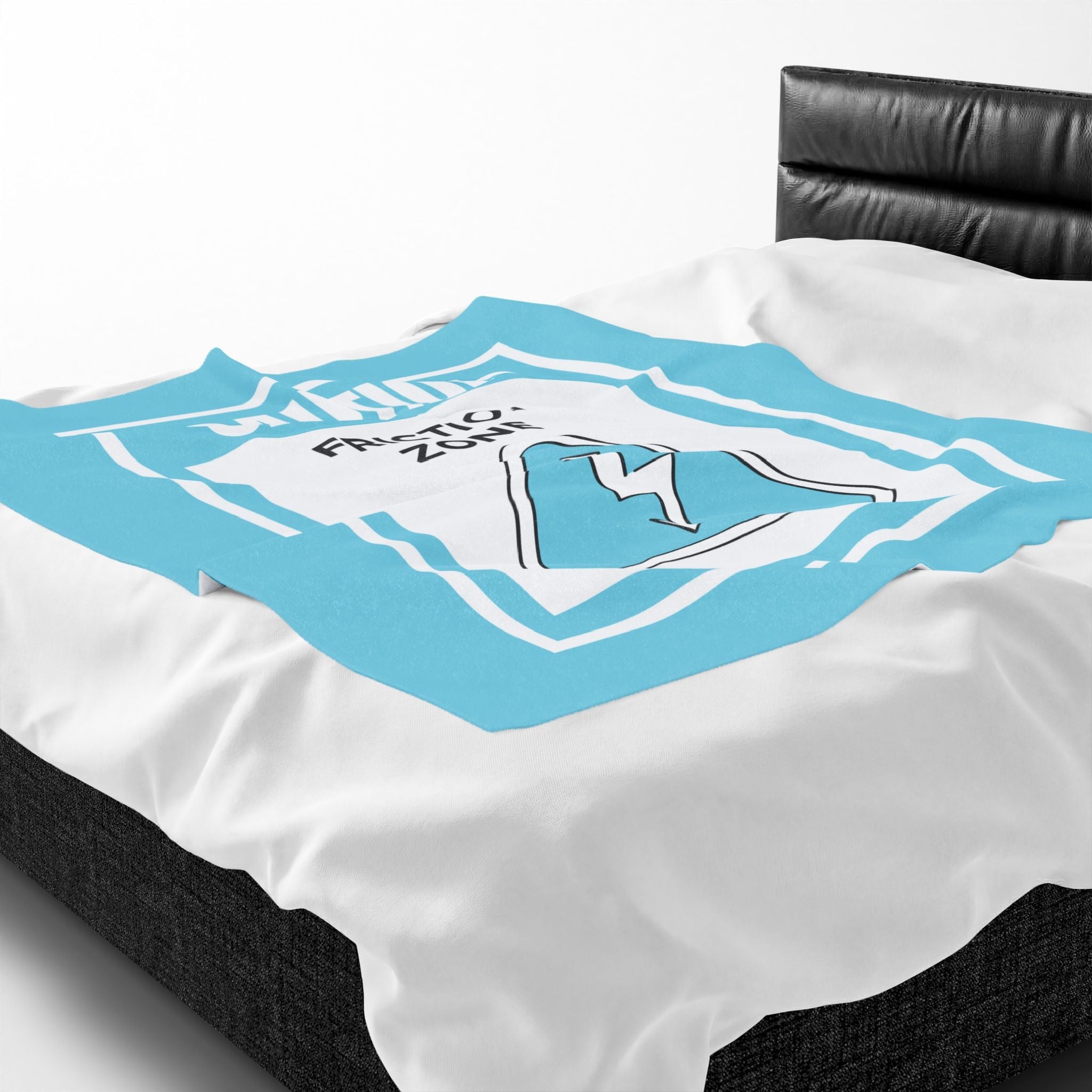 Caution Friction Zone Romantic Gifts Silky Soft Love Blanket
