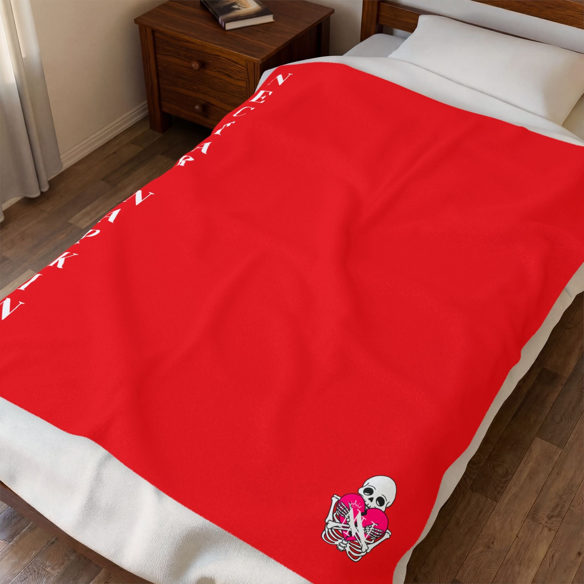 Nectar Napkins Brand Bright Red Love Blanket