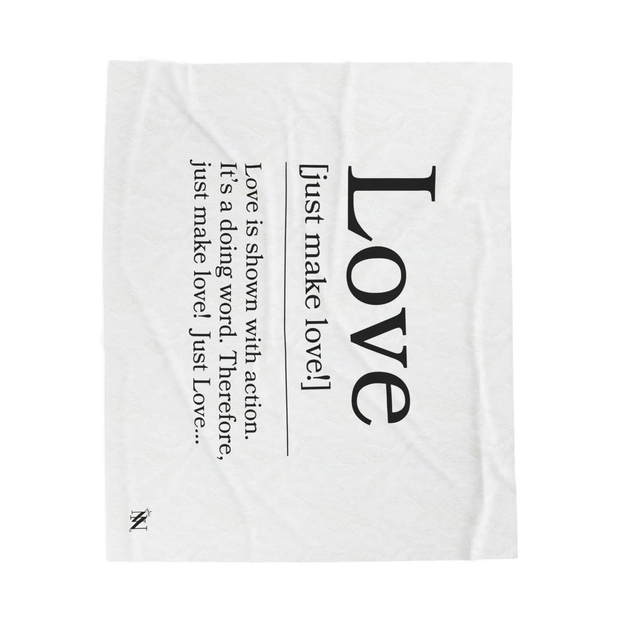 Definition of Love Romantic Sex Gifts Blanket