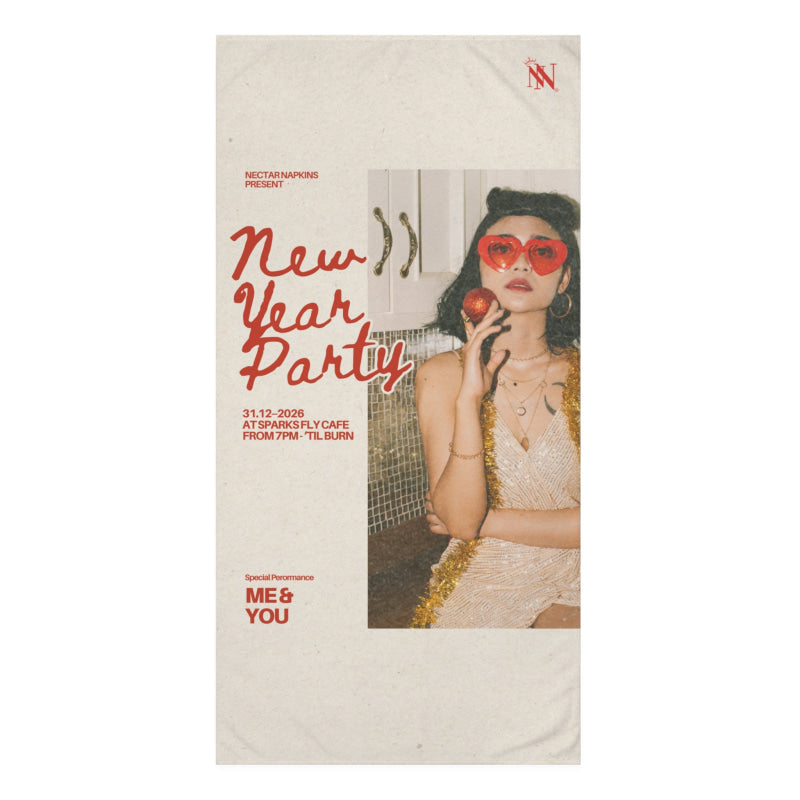 New Year Party | Mix & Match XL Fun-Flirty Lovers’ Towels