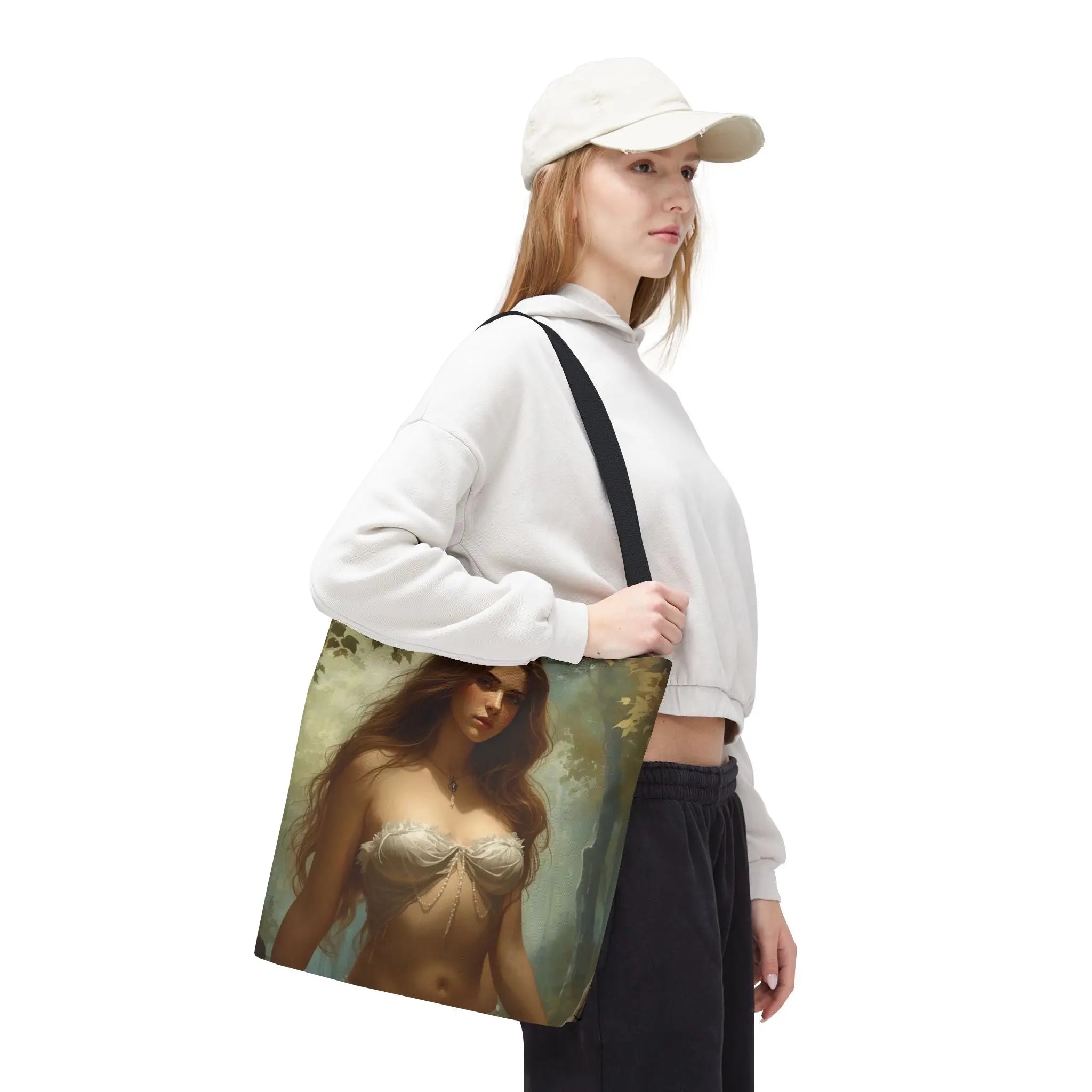 Fair Maiden Fantasy Women Everyday Weekend Getaway Tote Bag