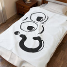 What Happened? Emoji Face Romantic Lovers Gifts Blanket