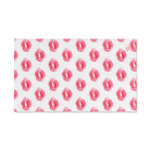 Lips Kiss Mark Pattern White Cum Towel