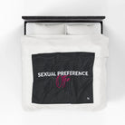 Sexual Preference Often | Mix & Match Velveteen Fun-Flirty Lovers’ Blankets