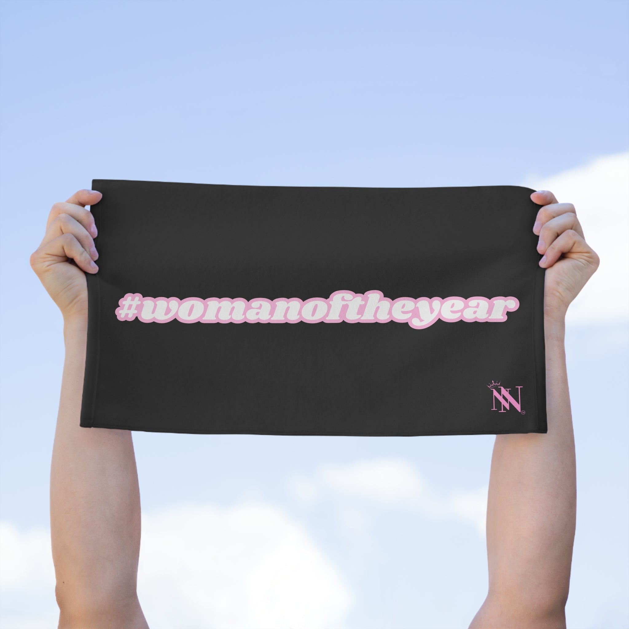 #womanoftheyear Black | Mix & Match Soft Fun-Flirty Lovers’ Towels