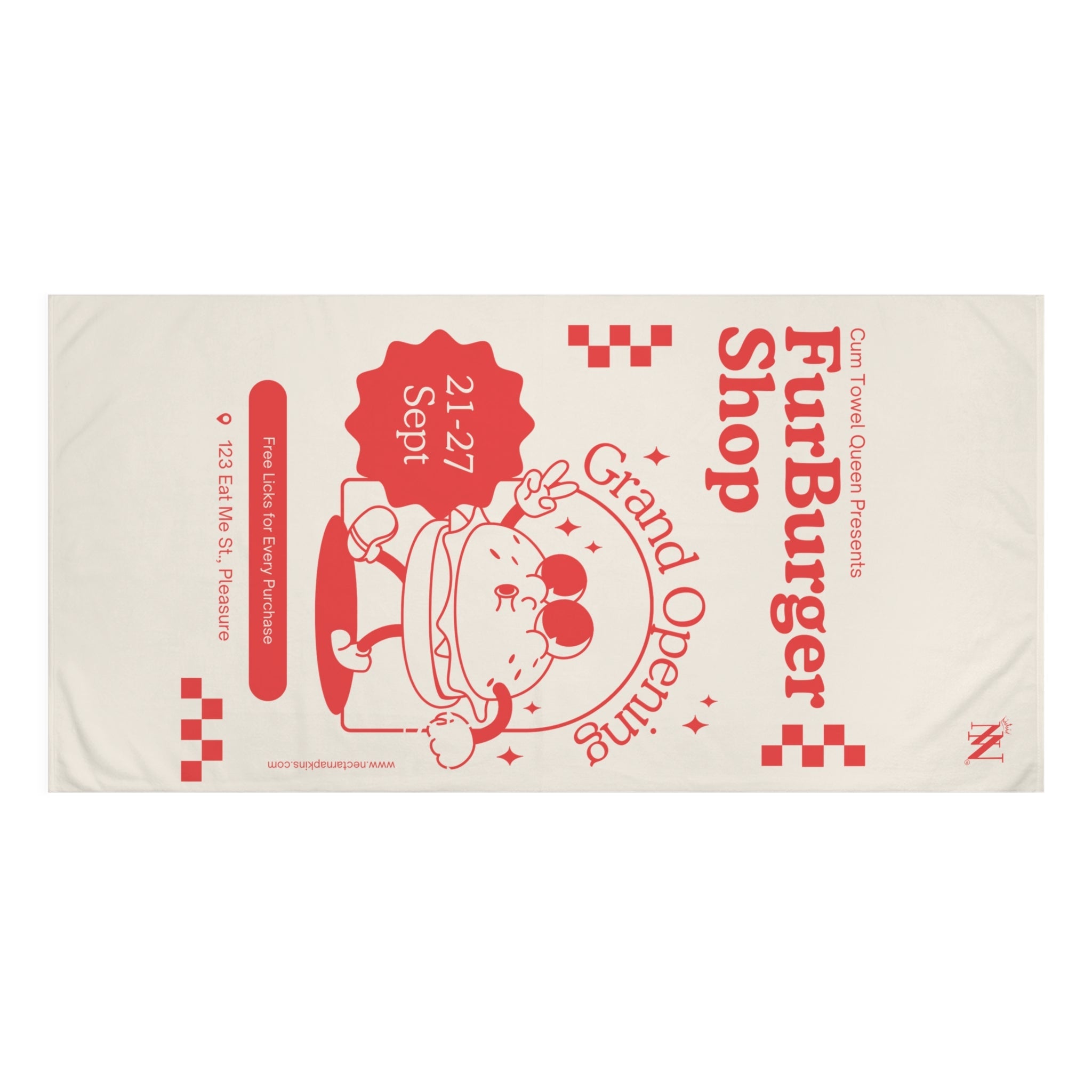 Furburger Shop | Mix & Match Naughty XL Fun-Flirty Lovers’ Towels