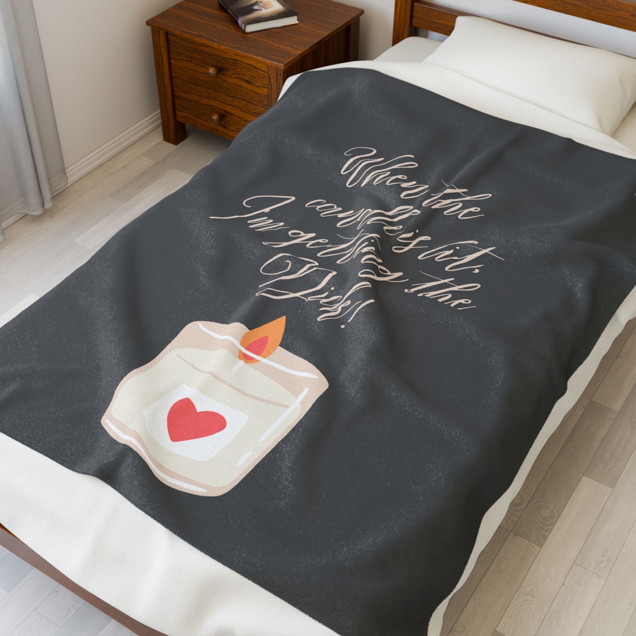 When the Candle is Lit | Mix & Match Fun-Flirty Lovers’ Blankets