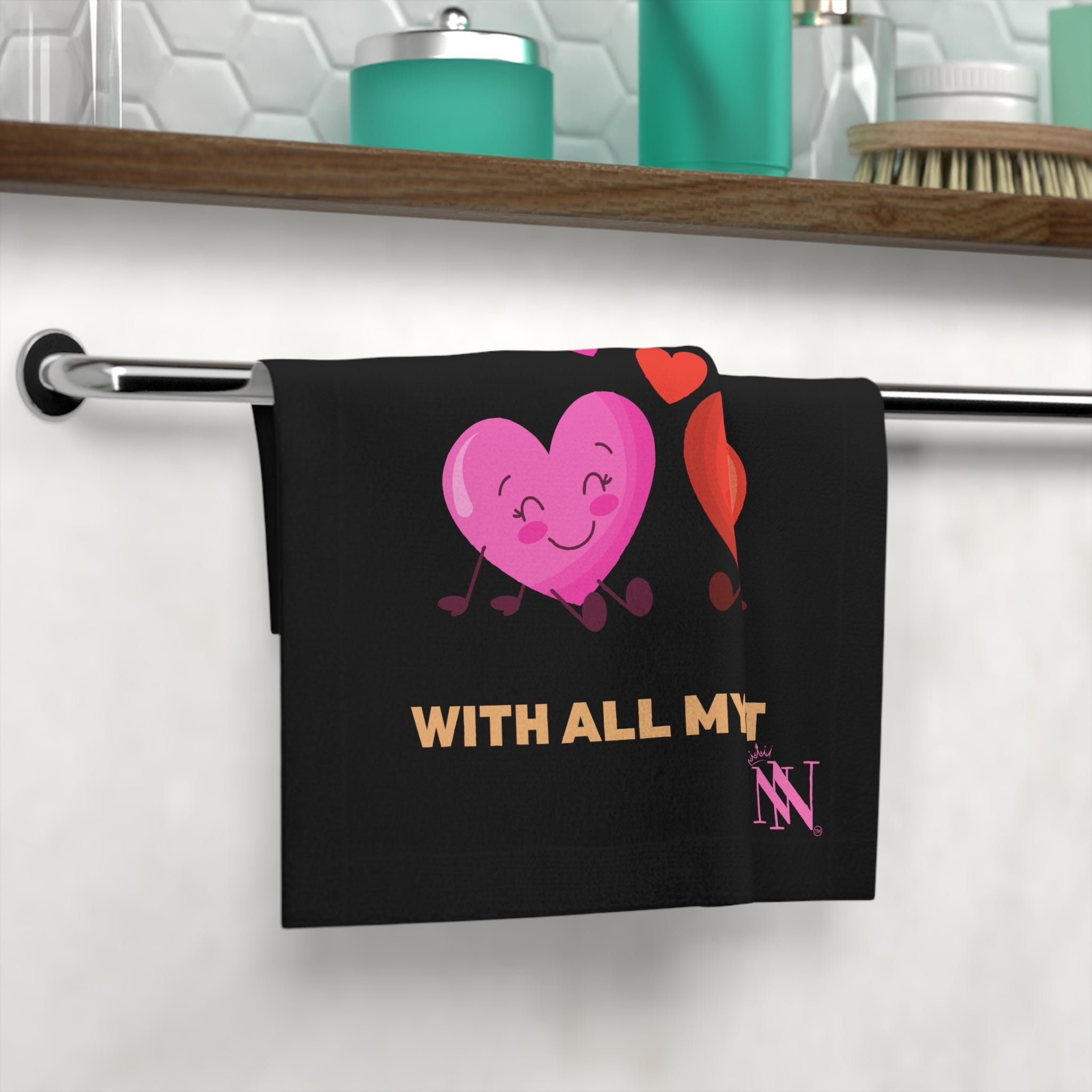 With All My Heart | Mix & Match Lils’ Fun-Flirty Lovers’ Towels