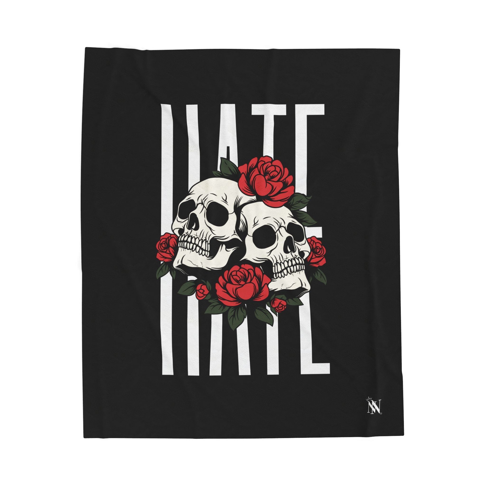 Roses Skulls & Hate | Mix & Match Soft Fun-Flirty Lovers’ Blankets