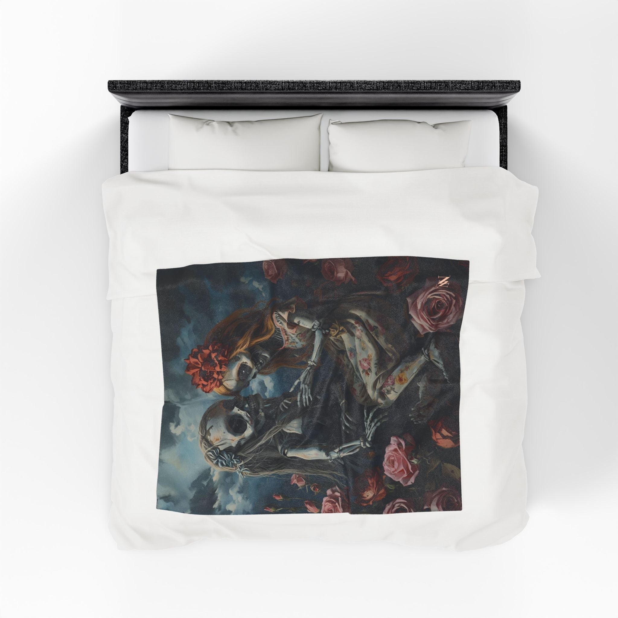 Death Becomes Us | Mix & Match Velveteen Fun-Flirty Lovers’ Blankets