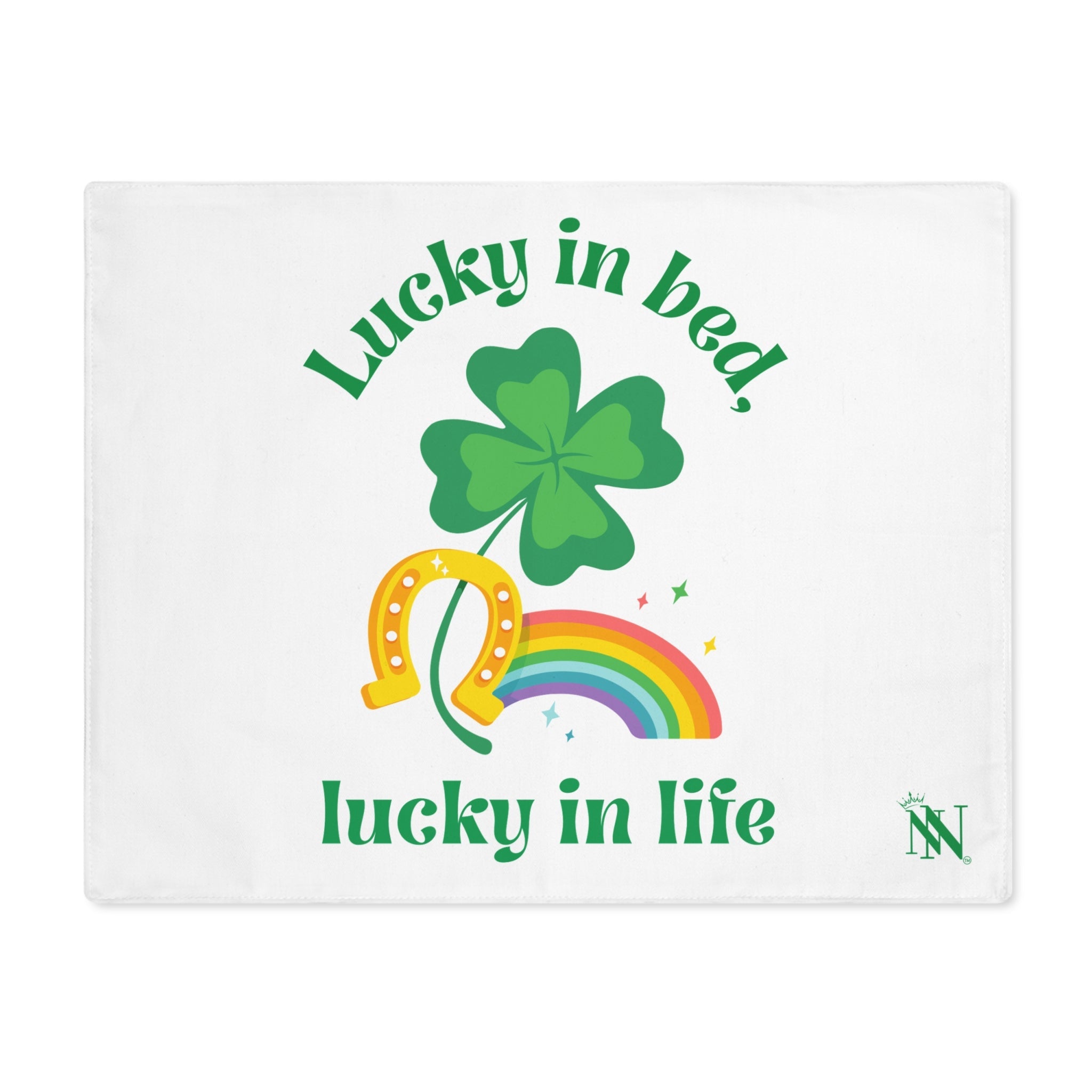 Lucky in Bed Lucky in Life St. Patrick’s Day | Mix & Match Playful Fun-Flirty Lovers’ Toy Mats