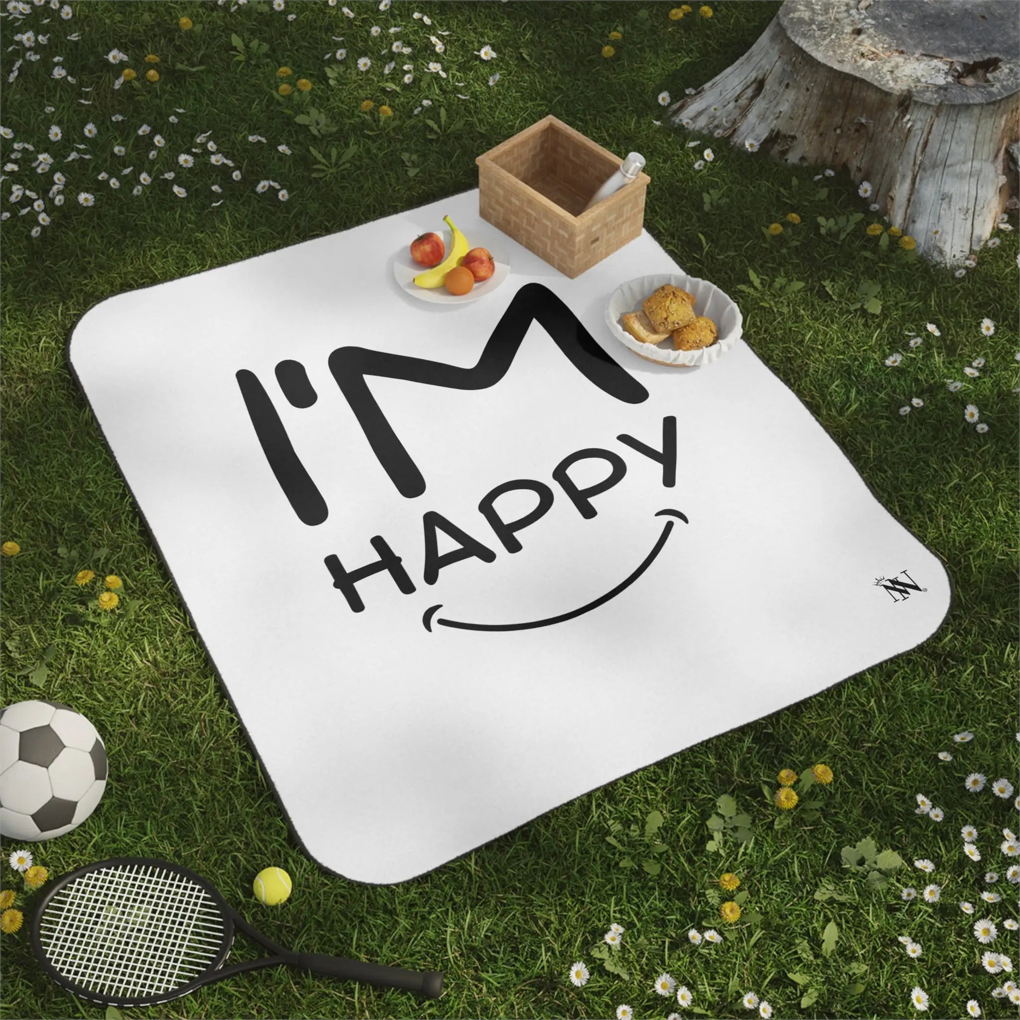 I’m Happy Smile | Mix Match Fun-Flirty Lovers’ Water-Resistant Blankets