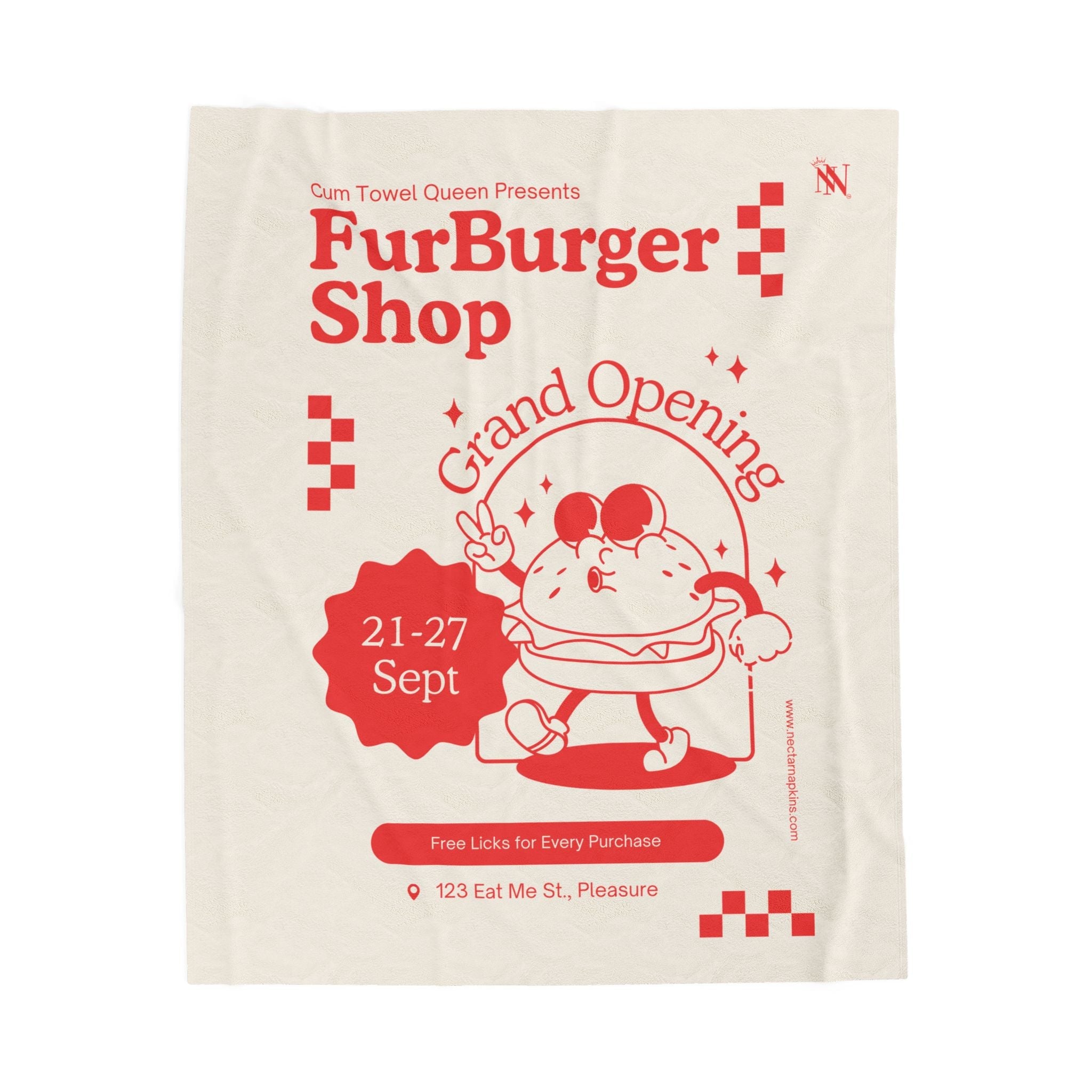 Furburger Shop | Mix & Match Fun-Flirty Lovers’ Blankets