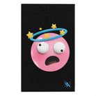 Seeing Stars Emoji Black | Mix & Match Soft Fun-Flirty Lovers’ Towels