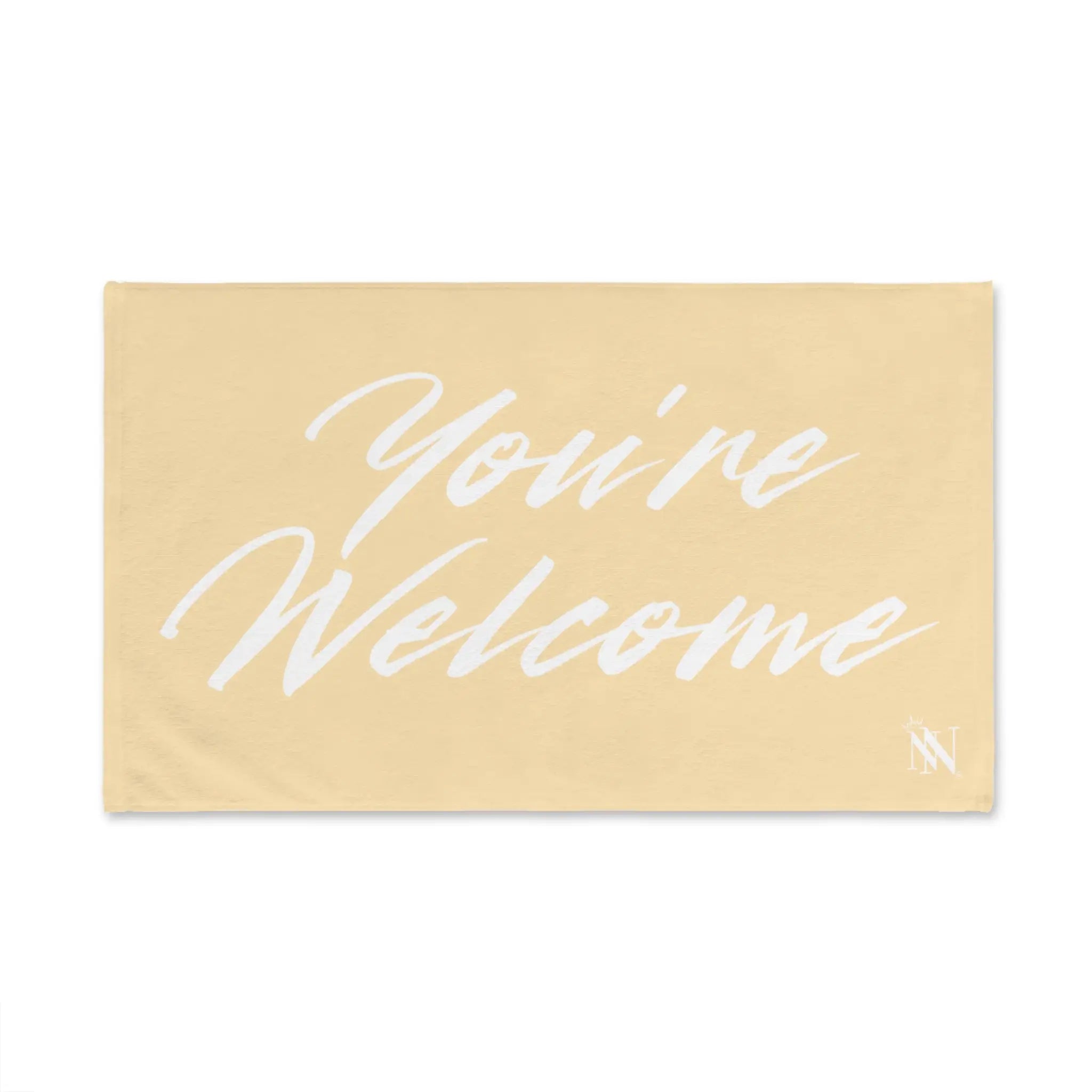 Simply You’re Welcome Neutral Cum Towel