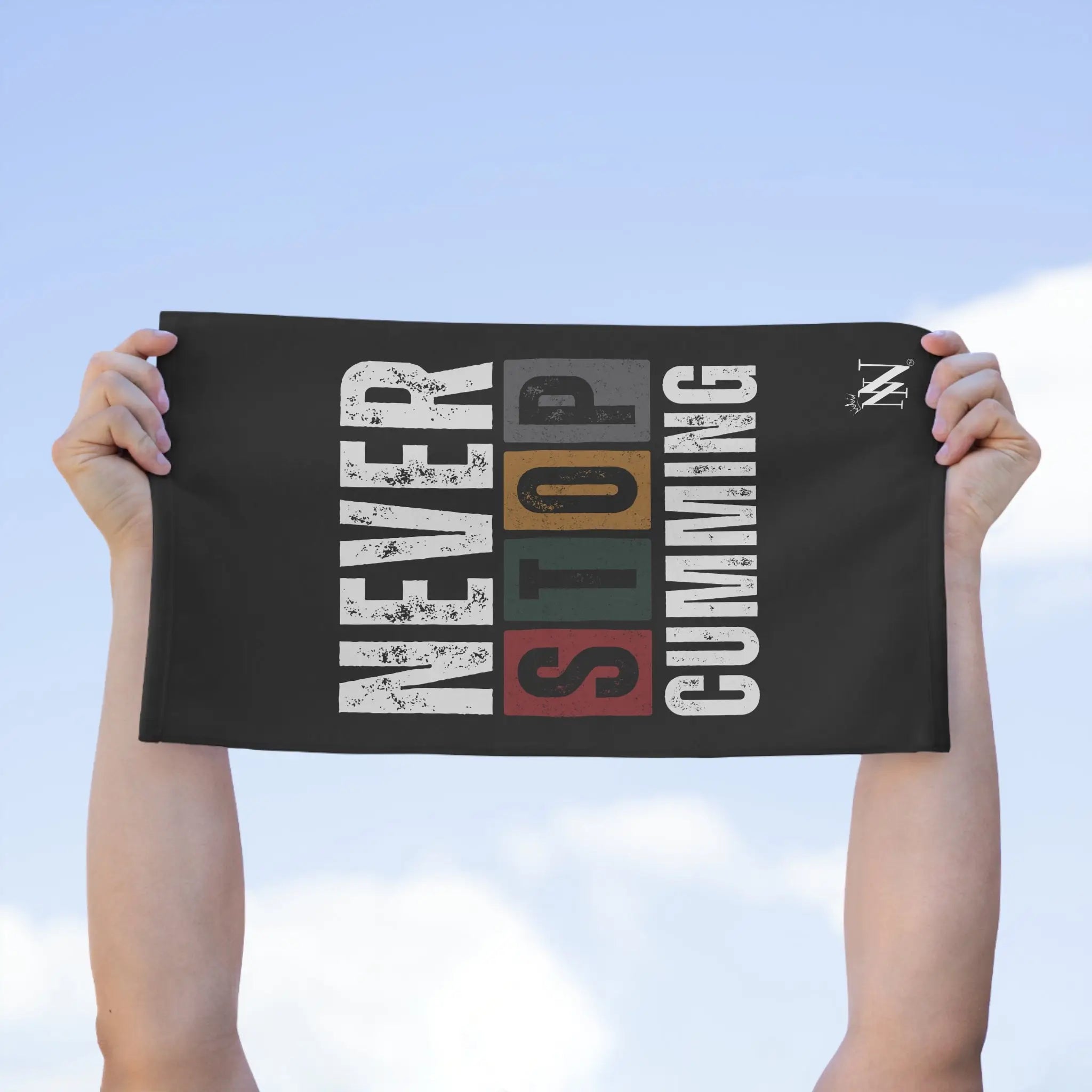 Never Stop Cumming | Mix & Match Soft Fun-Flirty Lovers’ Towels