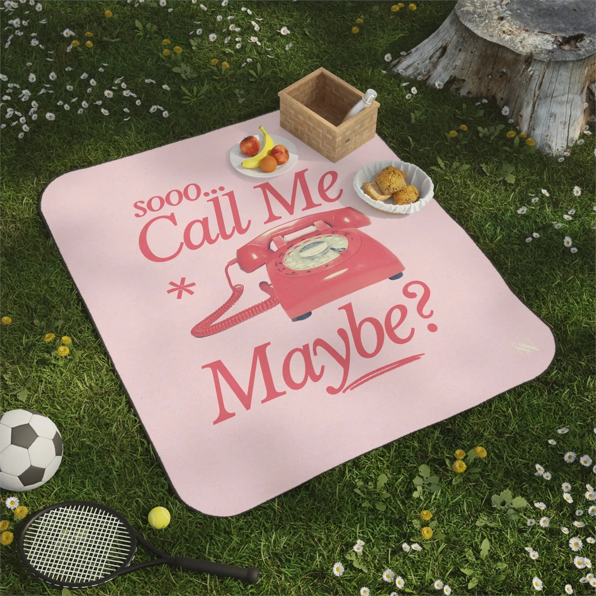 sooo... Call Me Maybe? | Mix Match Fun-Flirty Lovers’ Water-Resistant Blankets